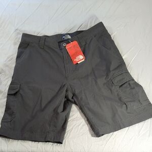 NEW North Face Gray Cargo Shorts Outdoor Essential